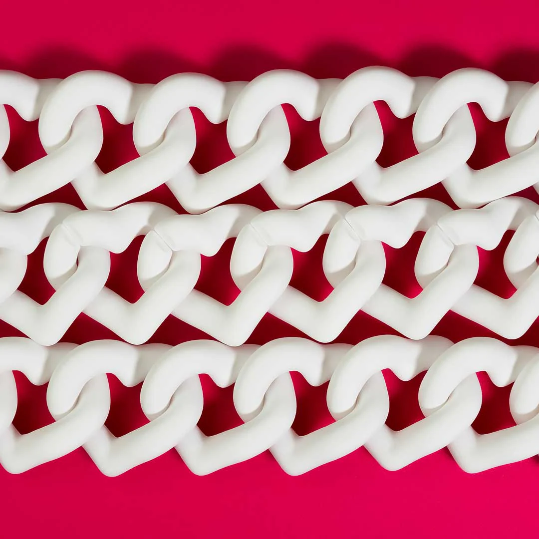 White Heart Strap Set - Image 3