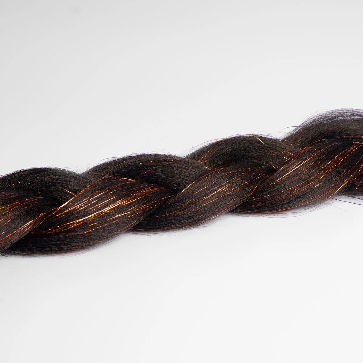 Black & Tinsel Synthetic Jumbo Braid - Image 4