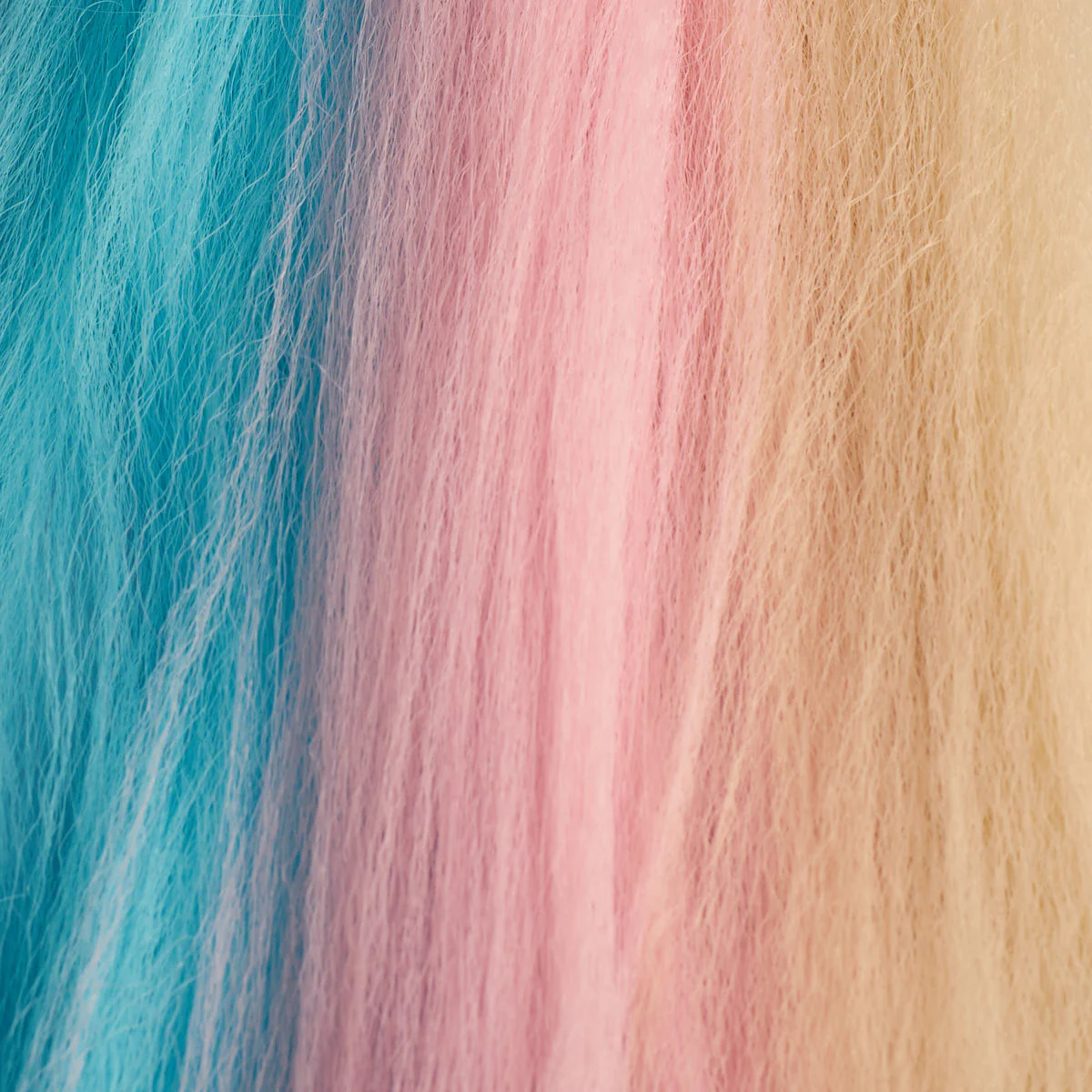 Blonde, Pink & Blue Synthetic Jumbo Braid - Image 5