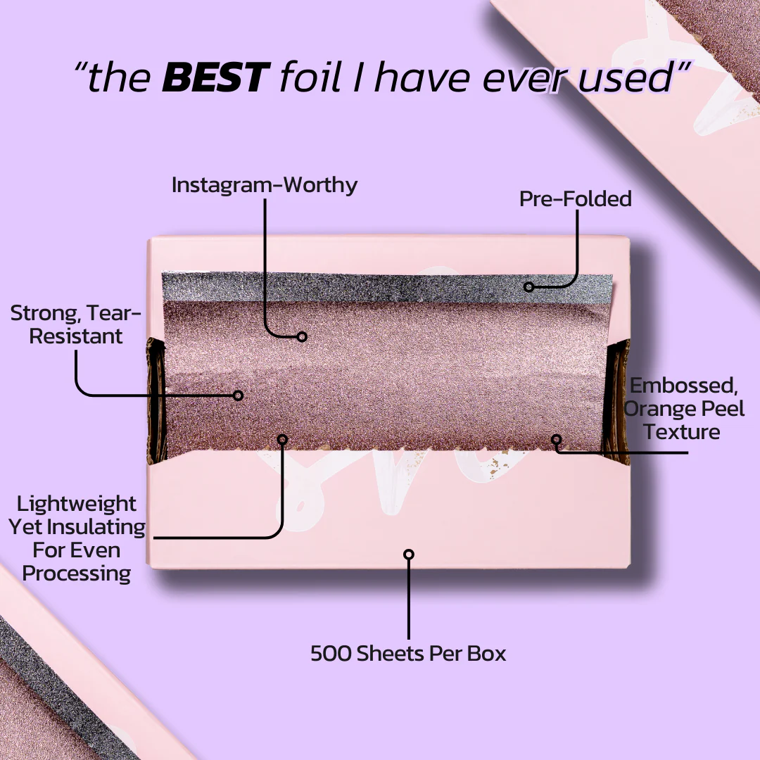 EXTRA Wide Textured Rose Gold Pop Up Foil - Image 3