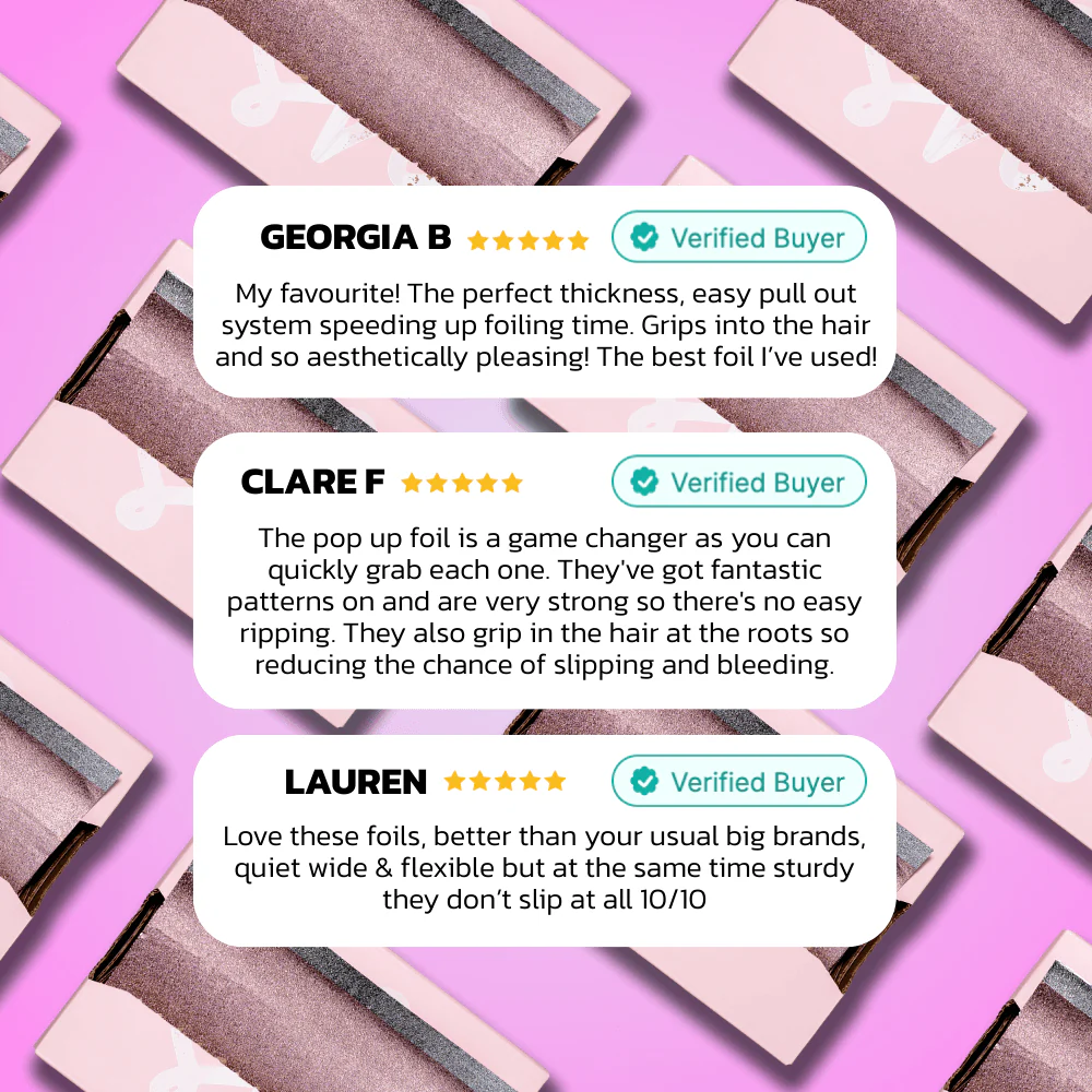 EXTRA Wide Textured Rose Gold Pop Up Foil - Image 6