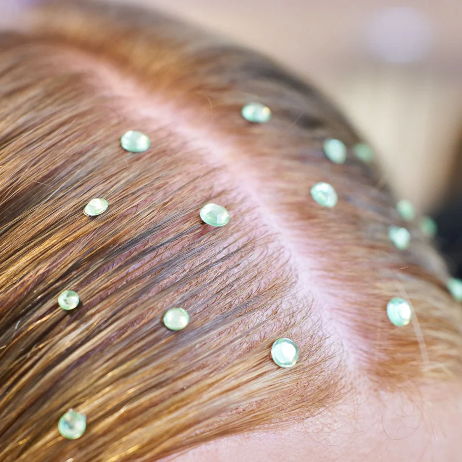 Green Hair Gems - Image 3