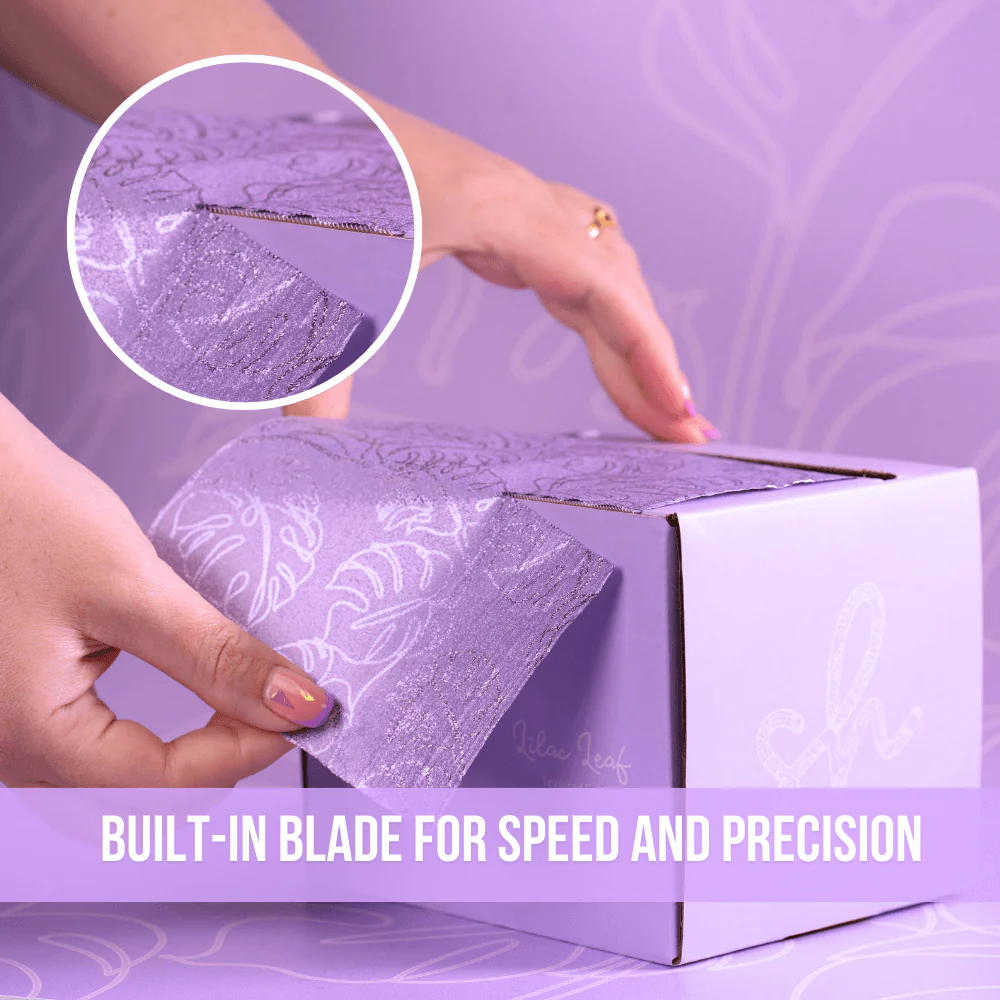 Lilac Leaf Foil On A Roll - Image 8