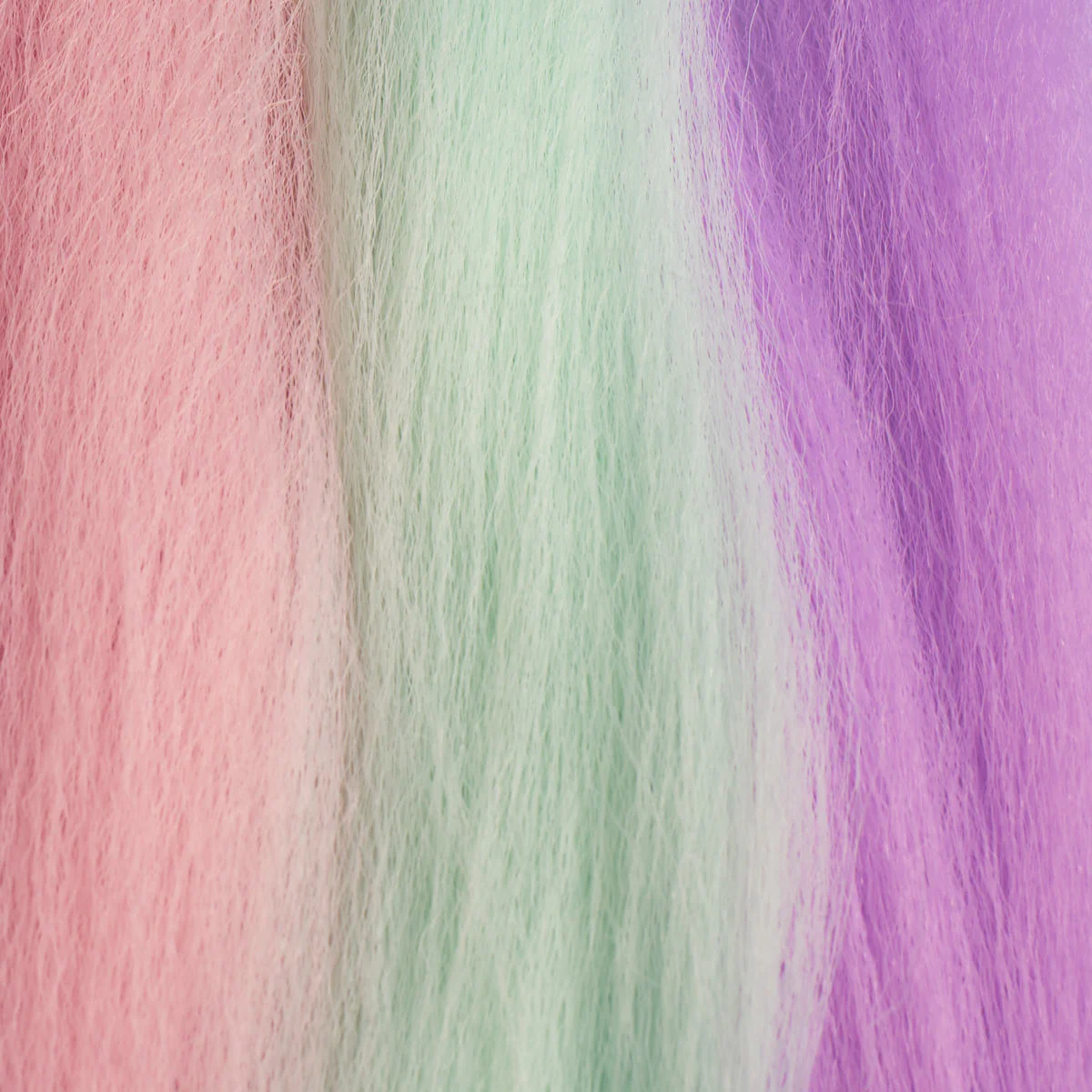 Lilac, Pink & Blue Synthetic Jumbo Braid - Image 5