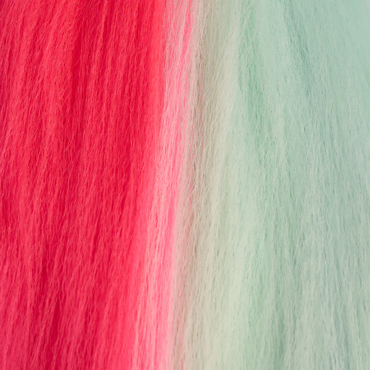 Neon Pink & Blue Synthetic Jumbo Braid - Image 5