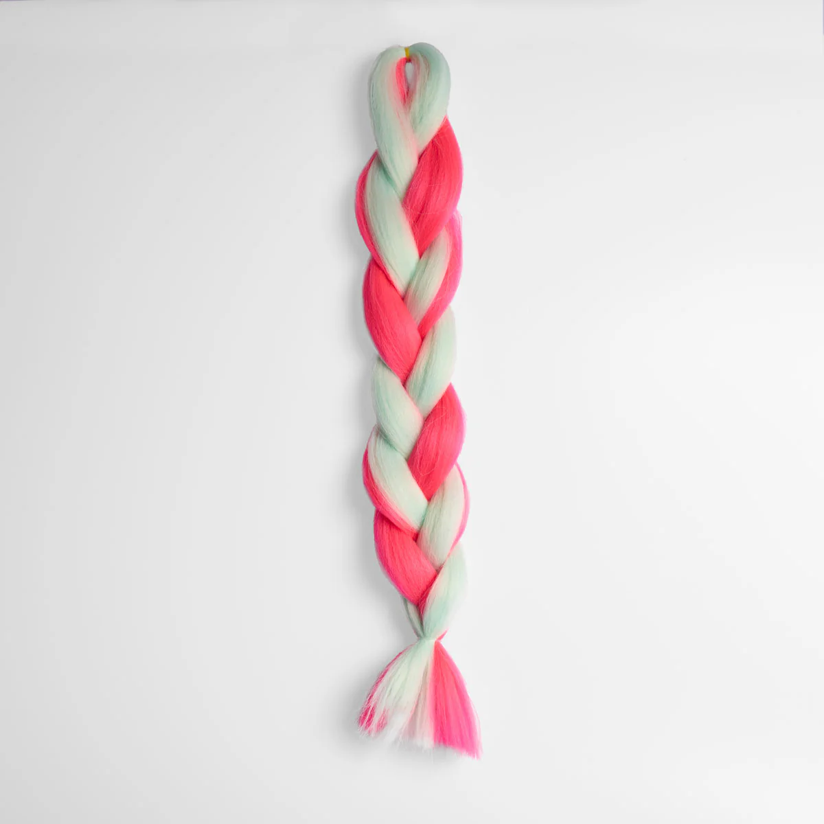 Neon Pink & Blue Synthetic Jumbo Braid - Image 6
