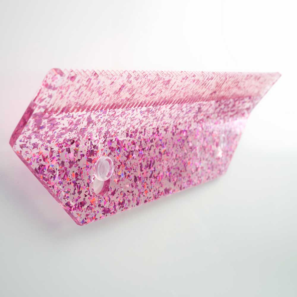 Purple Glitter Hair Extension Holder - Image 3