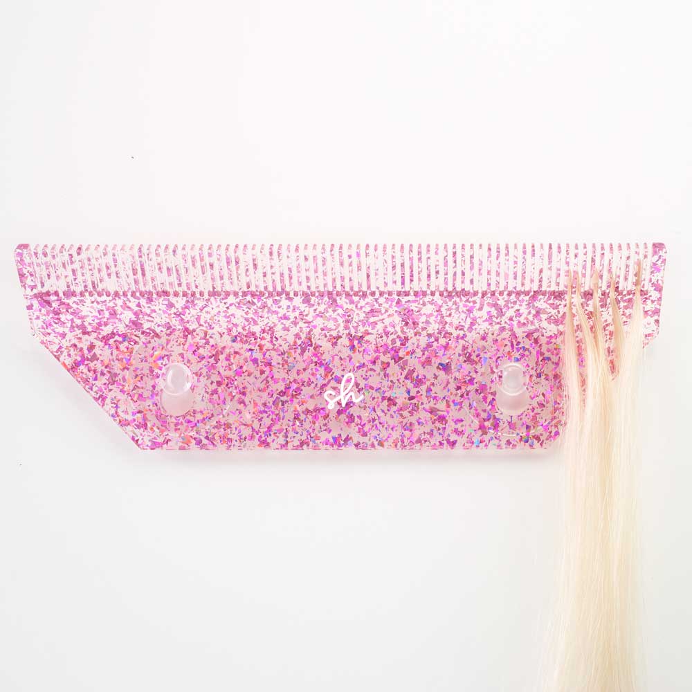 Purple Glitter Hair Extension Holder - Image 7