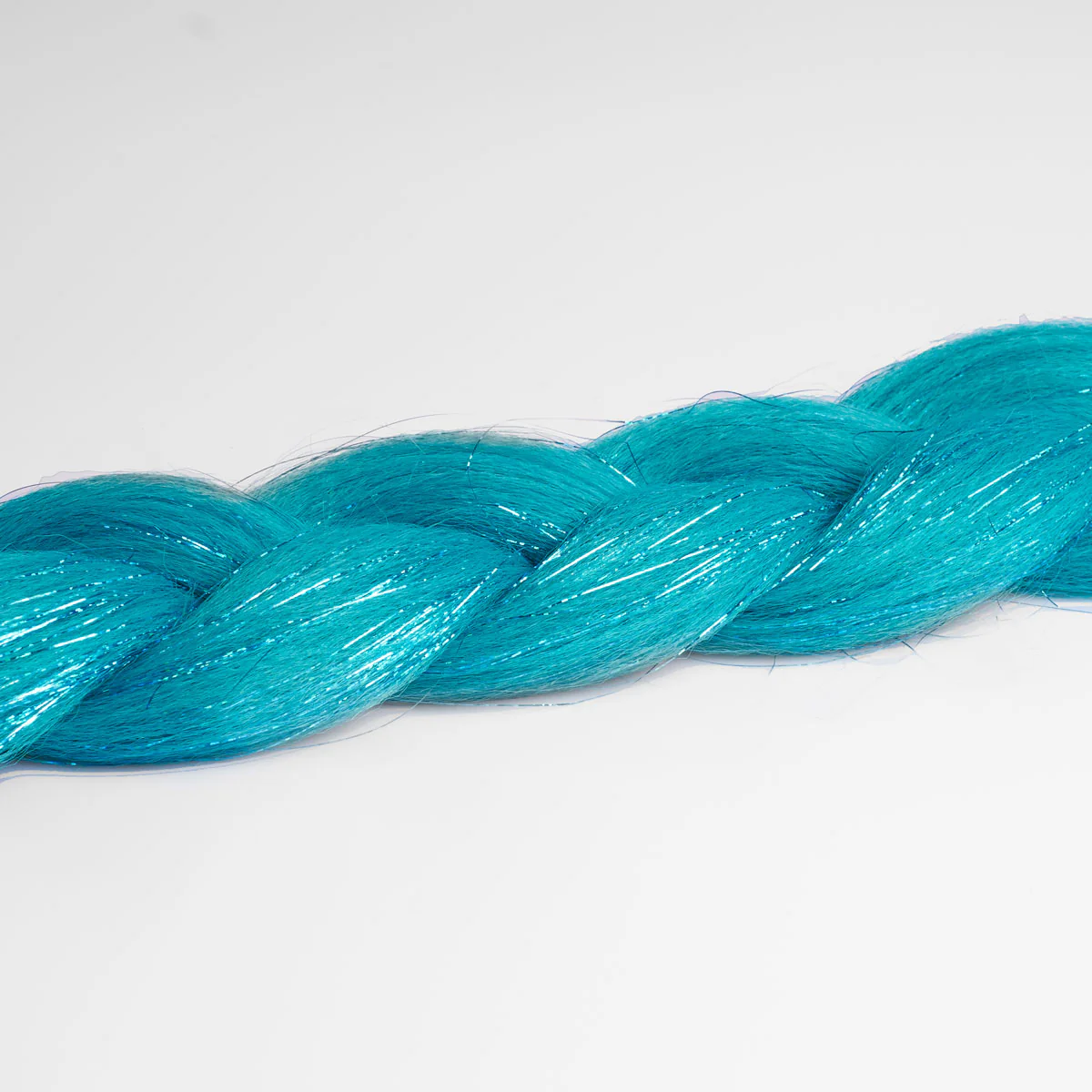Teal & Tinsel Synthetic Jumbo Braid - Image 4
