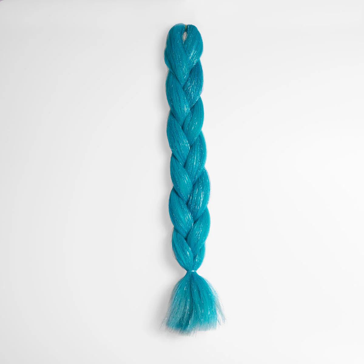 Teal & Tinsel Synthetic Jumbo Braid - Image 6