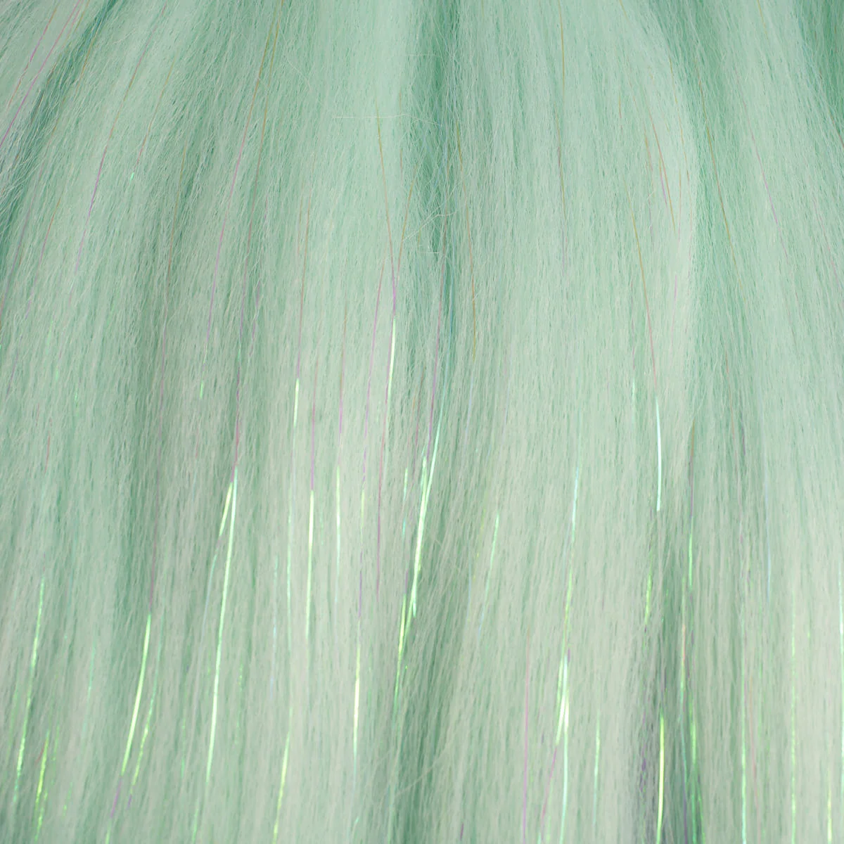 Turquoise & Tinsel Synthetic Jumbo Braid - Image 5